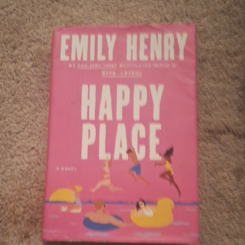 Pink 'Happy Place' Book by Emily Henry